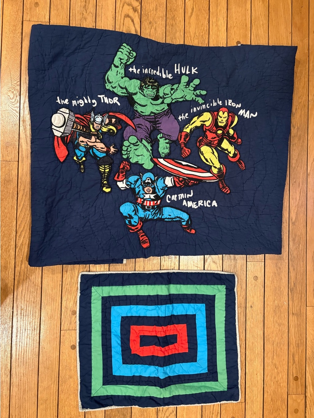 Pottery Barn Kids Marvel Twin Quilt + Sham